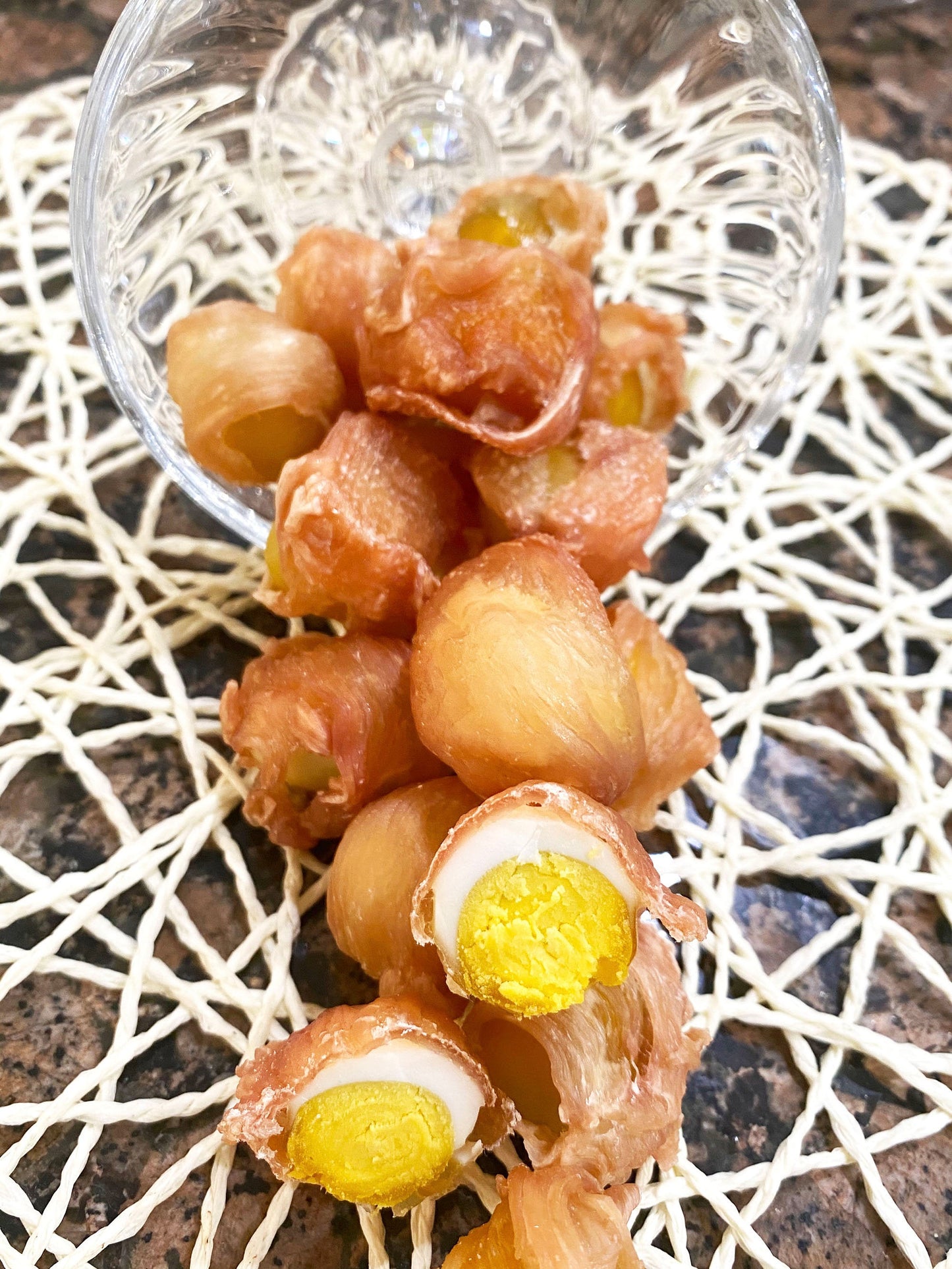 Chicken Quail Egg Wraps